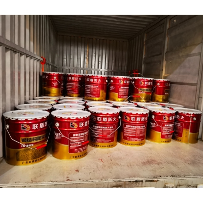 桶装的是膨胀型钢结构防火涂料